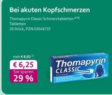 mea - meine apotheke - Thomapyrin Classic Schmerztabletten Angebot im Prospekt Thomapyrin Classic Schmerztabletten bei mea - meine apotheke im Prospekt "" für 6,25 €
