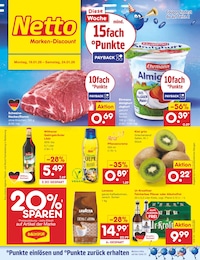 Netto Marken-Discount Prospekt für Wetterzeube: "Aktuelle Angebote", 64 Seiten, 19.01.2026 - 24.01.2026