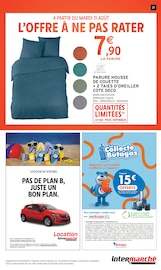 Promos Lit dans le catalogue "-50% DE REMISE IMMÉDIATE SUR LE 2ÈME" de Intermarché Super Lit en promo dans le catalogue Intermarché Super à la page 27
