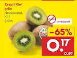 Kiwi grün Angebote von Zespri bei Netto Marken-Discount Erfurt für 0,17 €