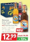 Cola im Angebot bei Getränkeland in Rathenow Cola Angebote von Gessner bei Getränkeland Rathenow für 12,99 €