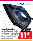 Dampfbügeleisen von Clatronic im aktuellen Mäc-Geiz Prospekt