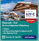 Ski Juwel Alpbachtal Wildschönau im ALDI SÜD Prospekt Ski Juwel Alpbachtal Wildschönau im aktuellen ALDI SÜD Prospekt für 629,00 €