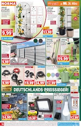 Solarlampe Angebot im aktuellen Norma Prospekt auf Seite 16