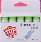 5 bâtons de colle 10 g - Top Budget en promo à 1,19 € chez Intermarché Super 5 bâtons de colle 10 g - Top Budget dans le catalogue Intermarché Super