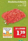 Aktuelles Rinderhackfleisch Angebot bei Marktkauf in Fürth ab 1,39 €