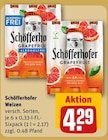Weizen Grapefruit von Schöfferhofer im aktuellen REWE Prospekt für 4,29 €