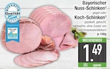 Schinken im EDEKA Prospekt Bayerischer Nuss-Schinken im aktuellen EDEKA Prospekt für 1,49 €