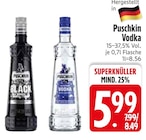 Black oder Vodka Angebote von Puschkin bei EDEKA Augsburg für 5,99 €