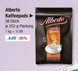 Kaffeepads von Alberto im aktuellen V-Markt Prospekt für 3,00 €