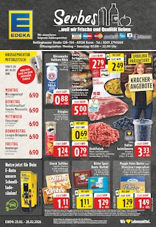 Wurst im aktuellen EDEKA Prospekt (Essen) Wurst im EDEKA Prospekt "Aktuelle Angebote" mit 24 Seiten (Essen)