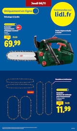 Tronçonneuse Angebote im Prospekt "Votre quotidien à petits prix, ça vaut le coup." von Lidl auf Seite 63