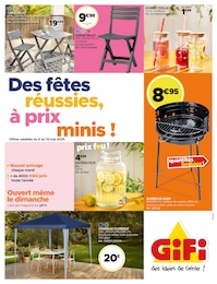 Prospectus Gifi à Saint-Avold, "Des fêtes réussies à prix minis !", 16 pages, 06/05/2025 - 14/05/2025