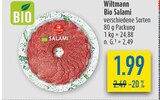 Bio Salami Angebote von Wiltmann bei diska Erlangen für 1,99 €