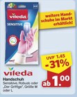 Sensitive Handschuh von Vileda im aktuellen famila Nordwest Prospekt