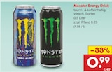 Monster Energy Drink im Angebot bei Netto Marken-Discount in Haltern am See Monster Energy Drink Angebote von Monster bei Netto Marken-Discount Haltern am See für 0,99 €