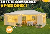 Gifi Biscarrosse - Promo Tonnelle Palerme Promo Tonnelle Palerme à 59,00 € dans le catalogue Gifi à Biscarrosse