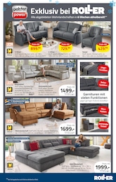 ROLLER Sitzmöbel im Prospekt 