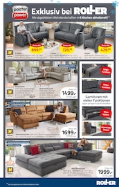 2-Sitzer Sofa Angebote im Prospekt "Schneeflöckchen Preis-Schöckchen" von ROLLER auf Seite 11