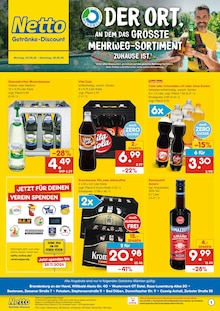 Ramazzotti im aktuellen Netto Marken-Discount Prospekt (Potsdam) Ramazzotti im Netto Marken-Discount Prospekt "DER ORT, AN DEM DU IMMER AUSGEZEICHNETE PREISE FINDEST." mit 6 Seiten (Potsdam)
