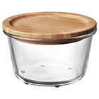 + Vorratsbehälter mit Deckel rund Glas/Bambus 600 ml im IKEA Prospekt + Vorratsbehälter mit Deckel rund Glas/Bambus 600 ml von IKEA 365+ im aktuellen IKEA Prospekt für 5,49 €