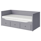 Tagesbett/3 Schubladen/2 Matratzen grau/Åfjäll mittelfest im Angebot bei IKEA in Neustadt Tagesbett/3 Schubladen/2 Matratzen grau/Åfjäll mittelfest Angebote von HEMNES bei IKEA Neustadt für 449,00 €
