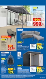 Gartenhaus Angebot im aktuellen Lidl Prospekt auf Seite 7