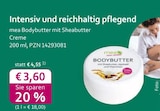 Bodybutter mit Sheabutter bei mea - meine apotheke im Prospekt "" für 3,60 €