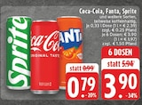 Coca-Cola, Fanta, Sprite Angebote von Coca-Cola bei EDEKA Siegburg für 0,79 €