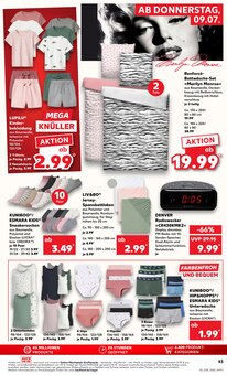 Bettwäsche im aktuellen Kaufland Prospekt (Wuppertal) Bettwäsche im Kaufland Prospekt "Hier bin ich richtig" mit 52 Seiten (Wuppertal)