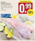 WEZ Minden - Frische Seelachsfilets Angebot im Prospekt Frische Seelachsfilets bei WEZ im Minden Prospekt für 0,99 €