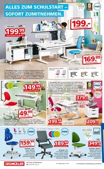 Bürostuhl im aktuellen Segmüller Prospekt (Augsburg) Bürostuhl im Segmüller Prospekt "Highlight Angebote" mit 54 Seiten (Augsburg)