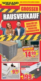 Matratze im wohnen & sparen Wiegand Prospekt in Fulda Aktueller wohnen & sparen Wiegand Prospekt mit Matratze, "IHRE EXPERTEN FÜR SCHÖNES WOHNEN", Seite 1