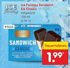 Sandwich Eis Classic von Ice Fantasy für 1,99 € bei Netto Marken-Discount im Angebot Sandwich Eis Classic von Ice Fantasy im aktuellen Netto Marken-Discount Prospekt