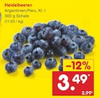 Heidelbeeren von  im aktuellen Netto Marken-Discount Prospekt für 3,49 €