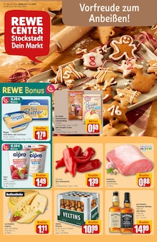 REWE Prospekt der Woche "Dein Markt" Seite 1, 17.11.2025 bis 22.11.2025 für Stockstadt Aktueller REWE Prospekt "Dein Markt" Seite 1 von 28 Seiten für Stockstadt