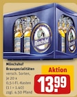Brauspezialitäten im Angebot bei REWE in Reutlingen Brauspezialitäten Angebote von Mönchshof bei REWE Reutlingen für 13,99 €