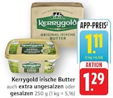 Aktuelles Irische Butter extra ungesalzen Angebot bei EDEKA in Heidelberg ab 1,11 €
