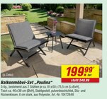 Balkonmöbel-Set „Paulina“ Angebote bei toom Baumarkt Gotha für 199,99 €