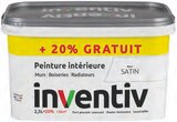 Peinture multi-supports 2,5 l + 0,5 l gratuit - inventiv en promo chez Mr. Bricolage Saintes à 32,90 €