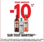 Promo -10% remise immédiate sur tout martini à  dans le catalogue Intermarché Express à Lyon
