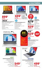 Promos Ordinateur dans le catalogue "U CULTURE & TECHNOLOGIE du Pays de l'Arbresie" de Super U Ordinateur en promo dans le catalogue Super U à la page 7