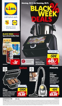 Black Week Angebot im aktuellen Lidl Prospekt auf Seite 1