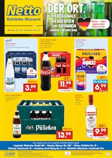 Netto Marken-Discount Prospekt DER ORT, AN DEM DU IMMER AUSGEZEICHNETE PREISE FINDEST. mit 2 Seiten