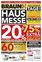 BRAUN Möbel-Center Prospekt für Stockach: "HAUSMESSE", 4 Seiten, 03.11.2025 - 08.11.2025