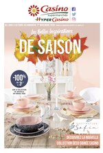 Catalogue Casino Supermarchés à Montrouge, avec 8 pages Prospectus Casino Supermarchés à Montrouge, "Les belles inspirations de saison", 8 pages, 05/10/2020 - 01/11/2020