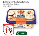 Pflanzliches Schmalz Zwiebel im Angebot bei GLOBUS in Erlangen Pflanzliches Schmalz Zwiebel Angebote von Deli Reform bei GLOBUS Erlangen für 1,49 €