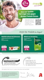 mea - meine apotheke Prospekt für Regensburg mit 4 Seiten mea - meine apotheke Prospekt für Regensburg: "Unsere August-Angebote", 4 Seiten, 01.08.2026 - 31.08.2026
