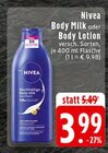 Body Milk im Angebot bei E center in Neuwied Body Milk Angebote von Nivea bei E center Neuwied für 3,99 €