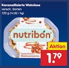 Karamellisierte Walnüsse von nutribón für 1,79 € bei Netto Marken-Discount im Angebot Karamellisierte Walnüsse von nutribón im aktuellen Netto Marken-Discount Prospekt